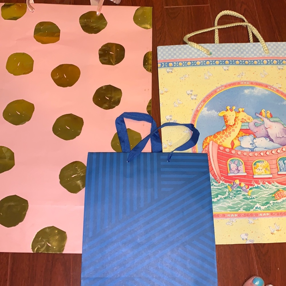 3 hallmark gift bags